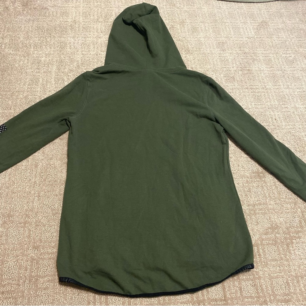 {Victoria’s Secret | PINK} Green Hooded Zip Up Sweatshirt ~ Size Small - Picture 2 of 16